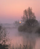 Winter sunrise, River Stour